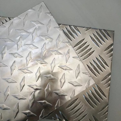 1050 1060 5052 4.5mm Thick Checkered Plate Aluminum Plate Embossed Sheet Aluminum Tread Plate