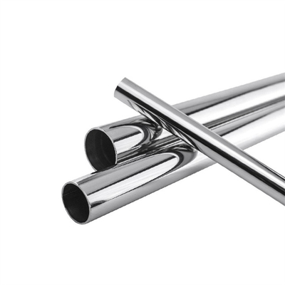 SUS201 202 Brushed Stainless Steel Pipe Tubing 6K Mirror Bright Polished  Round 304 316L
